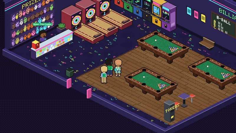 Vanilla Arcade & Billiards: the arcade games, Skee-Ball and the pool tables