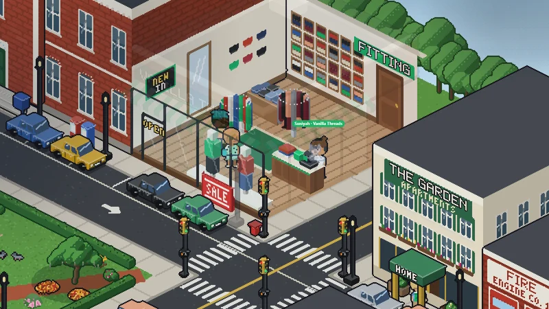 Vanilla Threads, the clothes shop on the square
